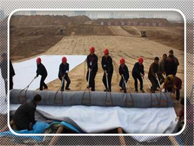 防水毯在调蓄湖防渗工程关键 成就河南粮食大省