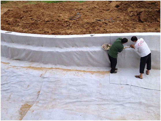 钠基膨润土防水毯进入工地的技术规程体现